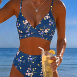 ROMINA™ | Bikini Sexy Entrecruzado Impresso Floral