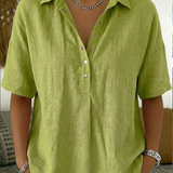 Hélène™ | Blusa com colarinho