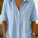 Hélène™ | Blusa com colarinho
