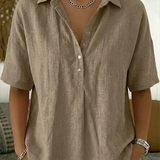 Hélène™ | Blusa com colarinho