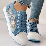 CAROL | SAPATILHAS ELEGANTES COM DETALHES FLORAIS