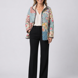 Casaco Acolchoado Patchwork Floral Chloé