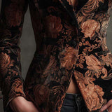 Yvette | Blazer Floral Ornamental Personalizado