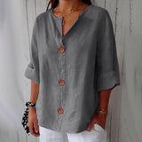 Lunaria™ | Camisa de algodão-linho