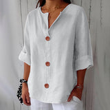 Lunaria™ | Camisa de algodão-linho