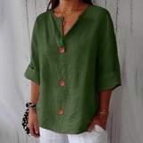Lunaria™ | Camisa de algodão-linho