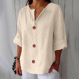 Lunaria™ | Camisa de algodão-linho