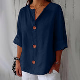 Lunaria™ | Camisa de algodão-linho