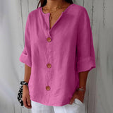 Lunaria™ | Camisa de algodão-linho