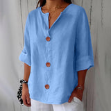 Lunaria™ | Camisa de algodão-linho