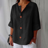 Lunaria™ | Camisa de algodão-linho
