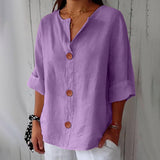 Lunaria™ | Camisa de algodão-linho