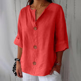 Lunaria™ | Camisa de algodão-linho