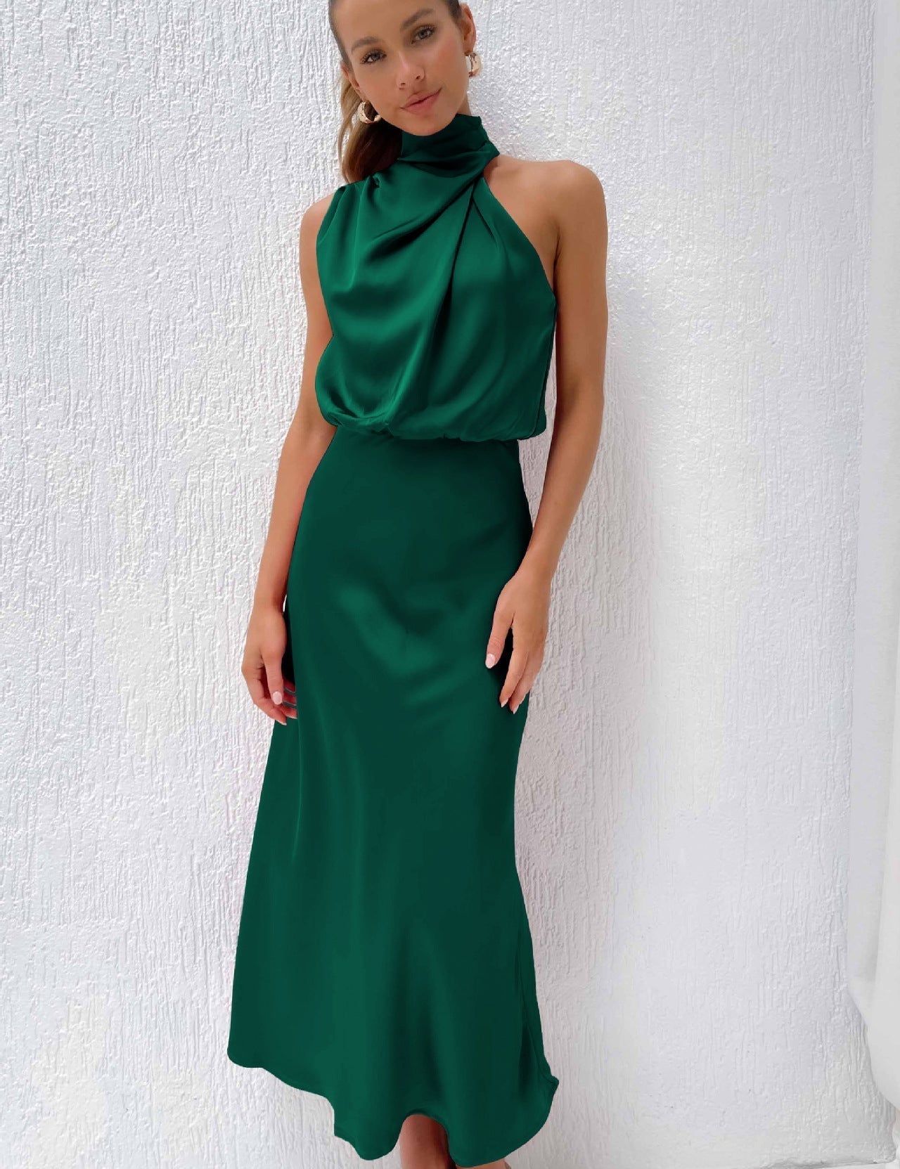 Tyra | Vestido de soirée elegante com decote halter