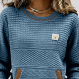 Céline | Sweat Color-Block Gola Redonda