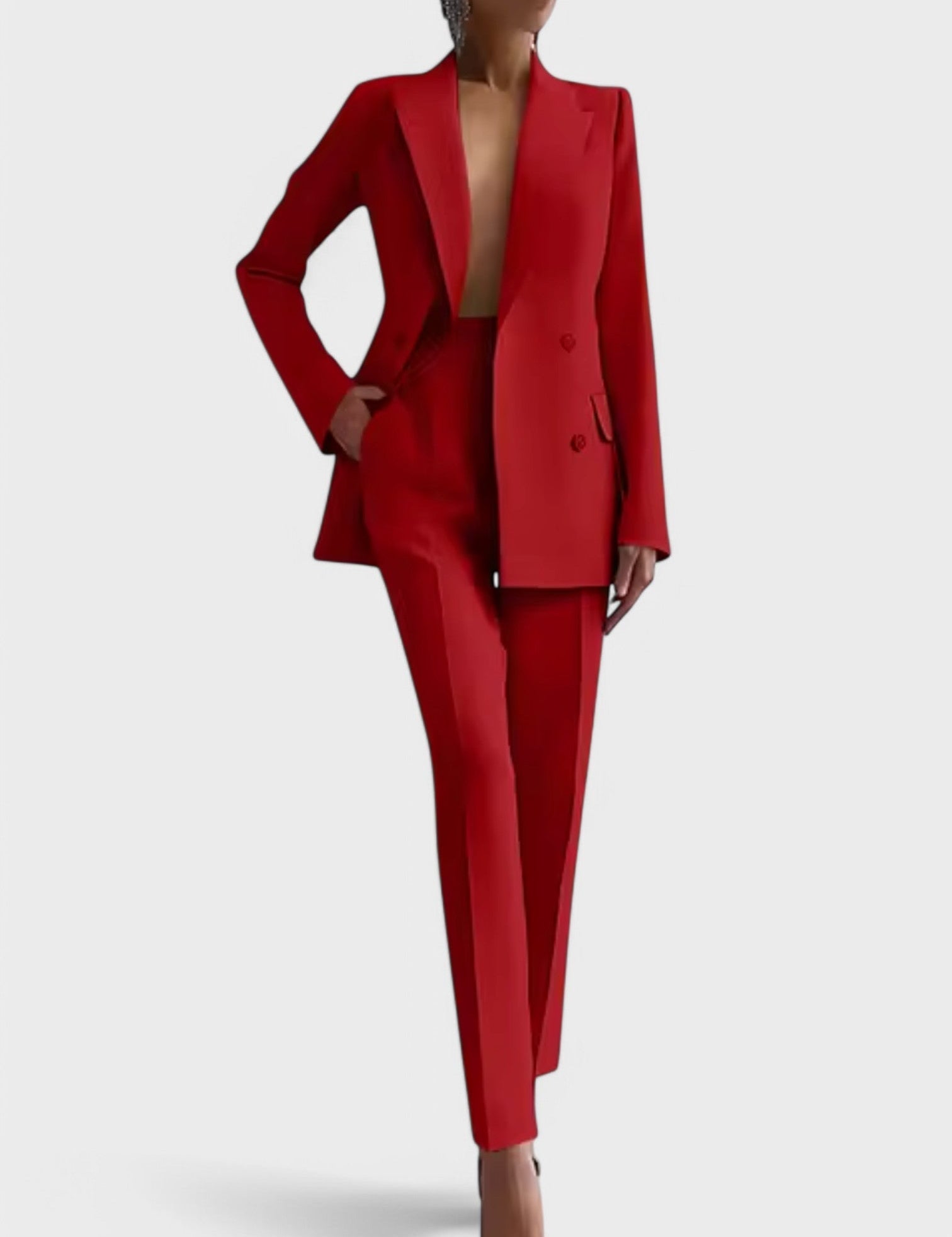 Olívia - Conjunto de Blazer e Calças