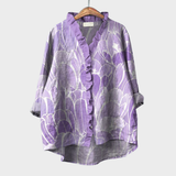 Lara | Blusa de Linho Elegante para o Verão