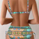 MILAGROS™ | Conjunto de bikini com estampado étnico sexy