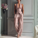 CONJUNTO ELEGANTE DE DUAS PEÇAS PARA MULHERES
