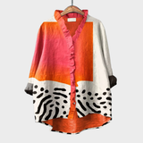 Melinda | Blusa de Linho Elegante de Verão