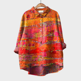 Catherine | Blusa de Linho Elegante de Verão