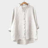 Eline | Blusa de Linho Elegante para o Verão