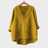 Hortense™ | Blusa de col V fluida