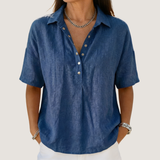 Hélène™ | Blusa com colarinho