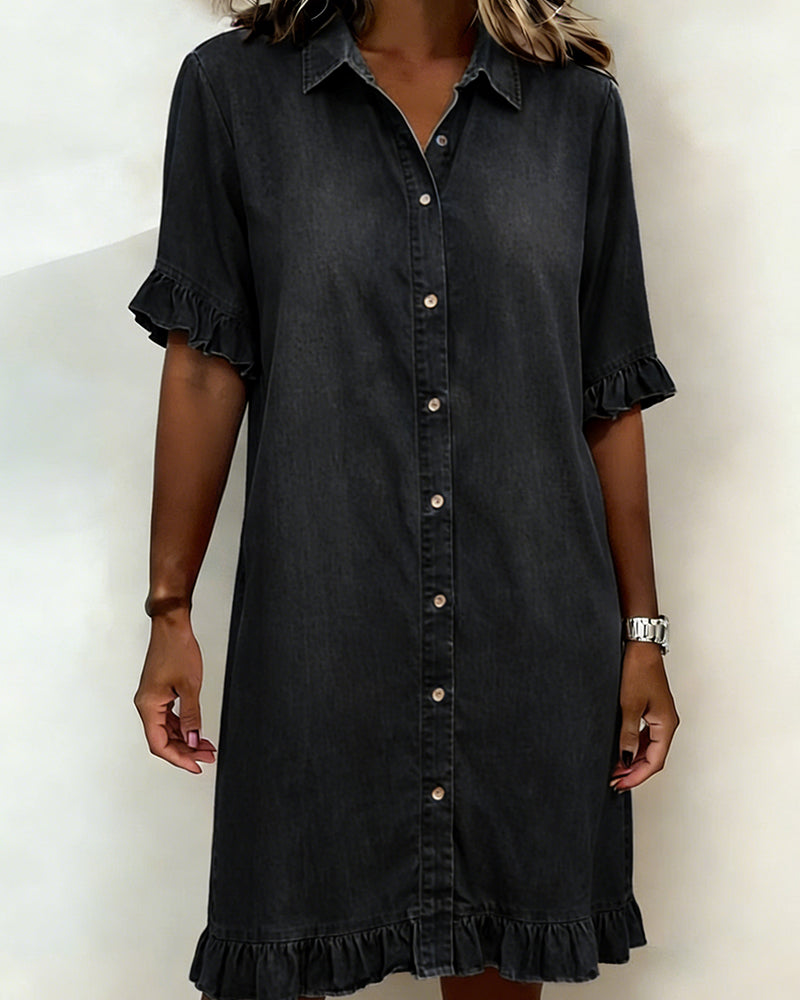 Laura | Vestido de denim confortável