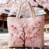 Blossom Serenity | Bolsa Tote Almofadada Feita à Mão