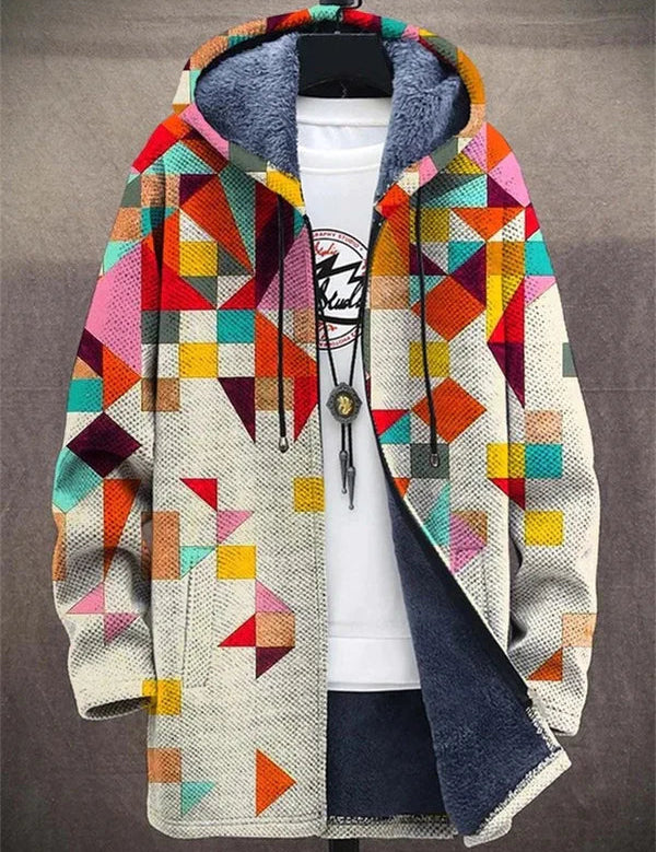 Vivienne | Cardigan com Capuz Artístico