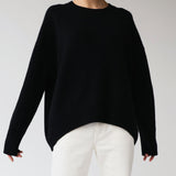 Heidi | Sweater de Gola Redonda Oversized e Relaxado