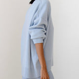 Heidi | Sweater de Gola Redonda Oversized e Relaxado