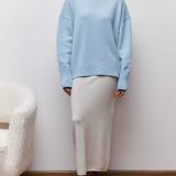 Georgina | Sweater de Gola Alta Relaxado