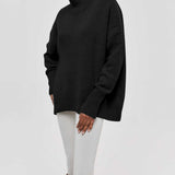 Georgina | Sweater de Gola Alta Relaxado
