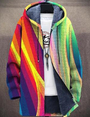 Rosalind | Cardigan Artístico com Capuz