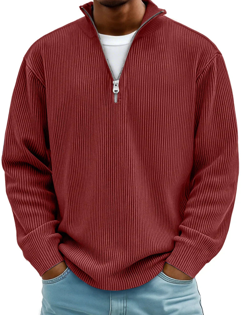 Pullover de Gola Zippé