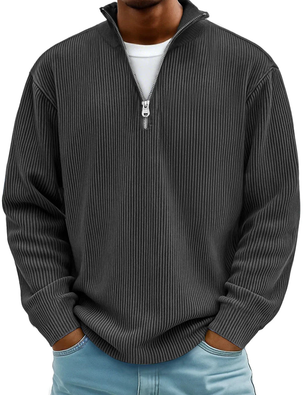 Pullover de Gola Zippé