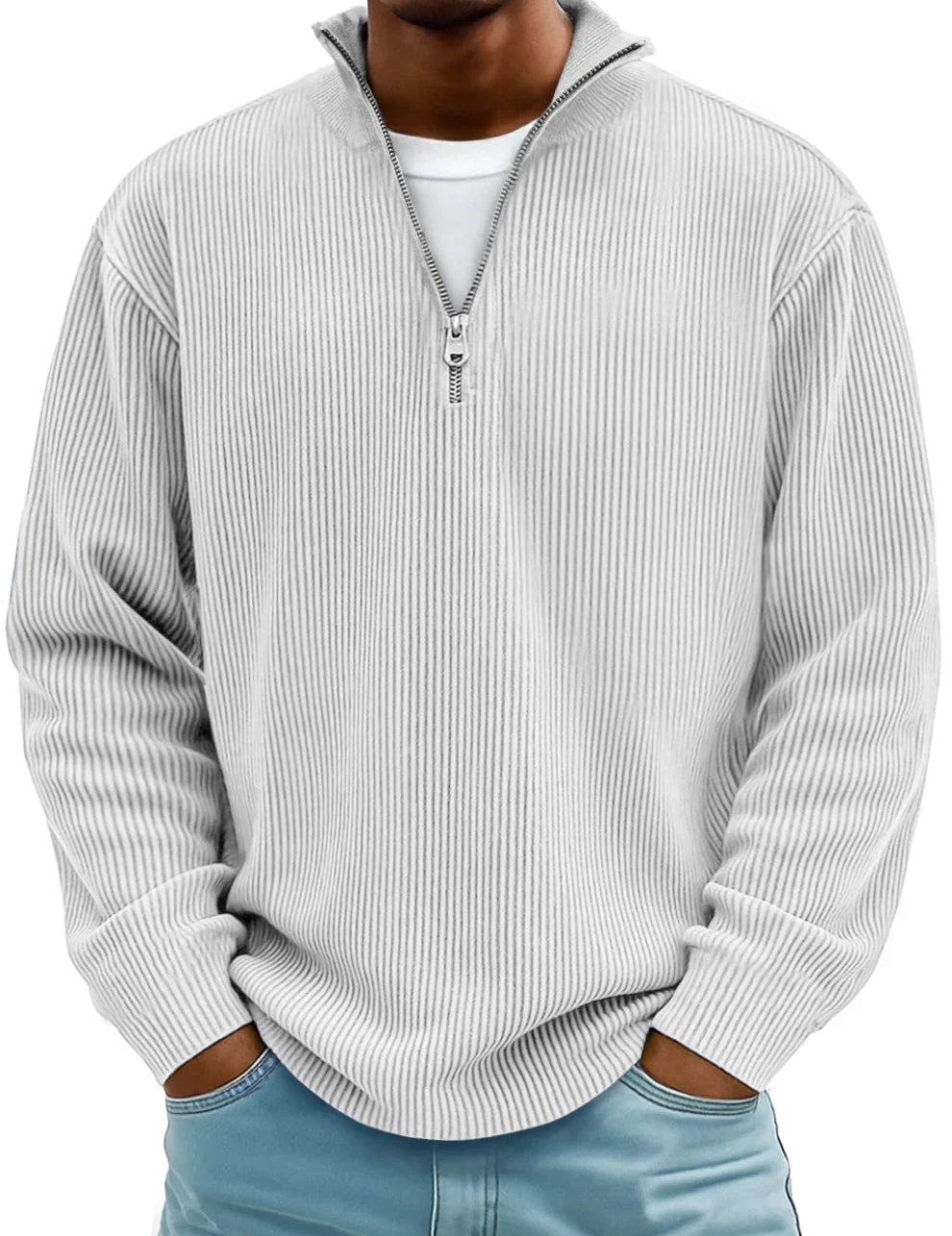 Pullover de Gola Zippé