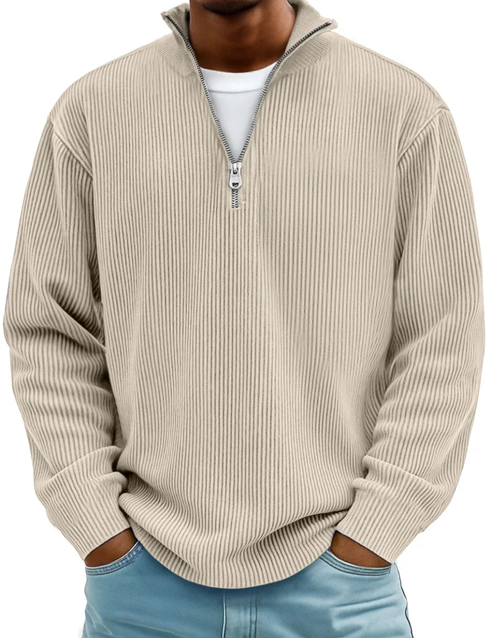Pullover de Gola Zippé