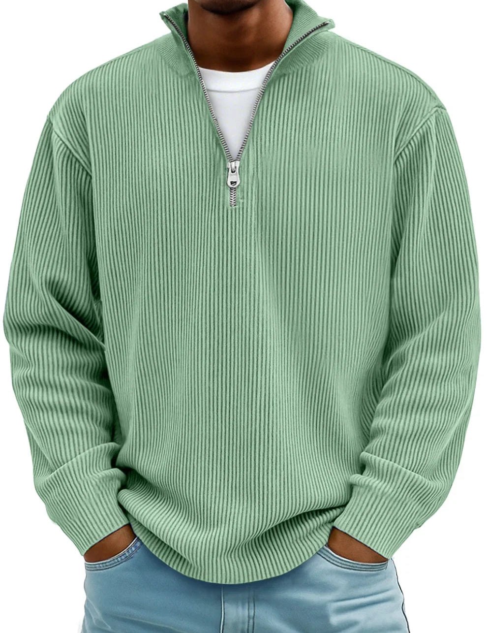 Pullover de Gola Zippé