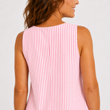 Isabel – Vestido riscado com alças