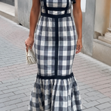 Dianne | Vestido Longo Listrado