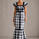 Dianne | Vestido Longo Listrado