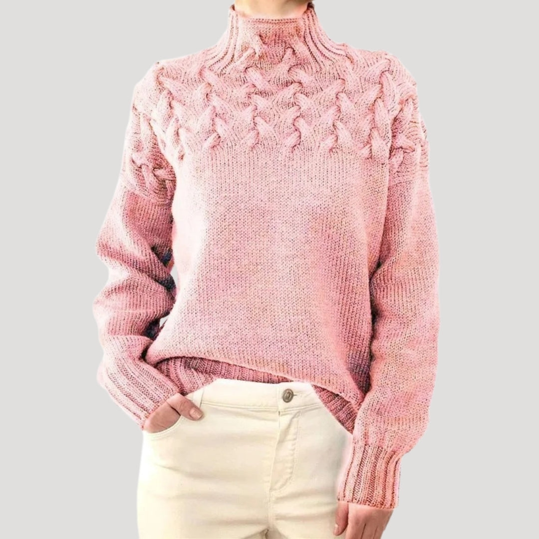 Denise | Sweater de Malha com Gola Alta