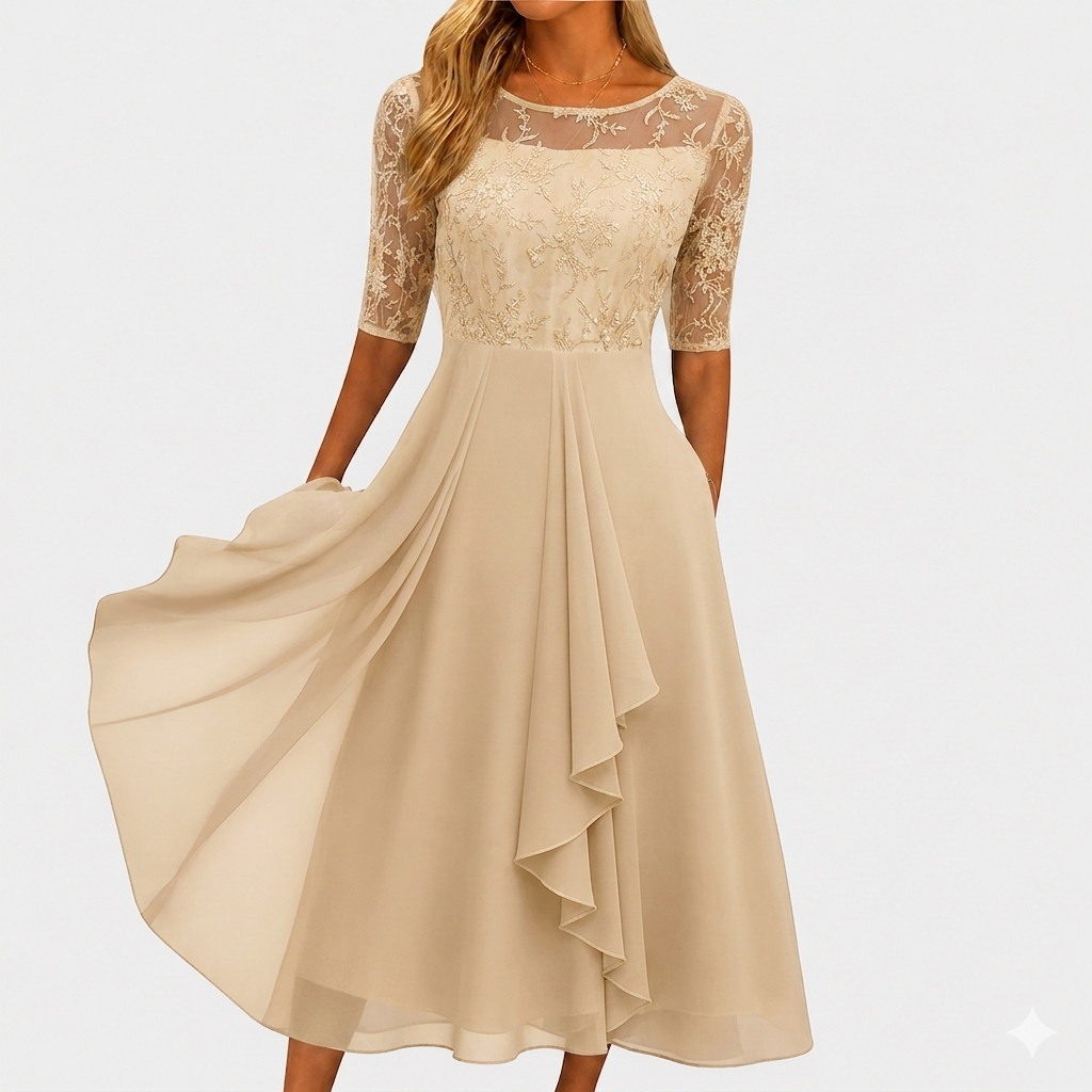 Blanca | Vestido elegante de renda