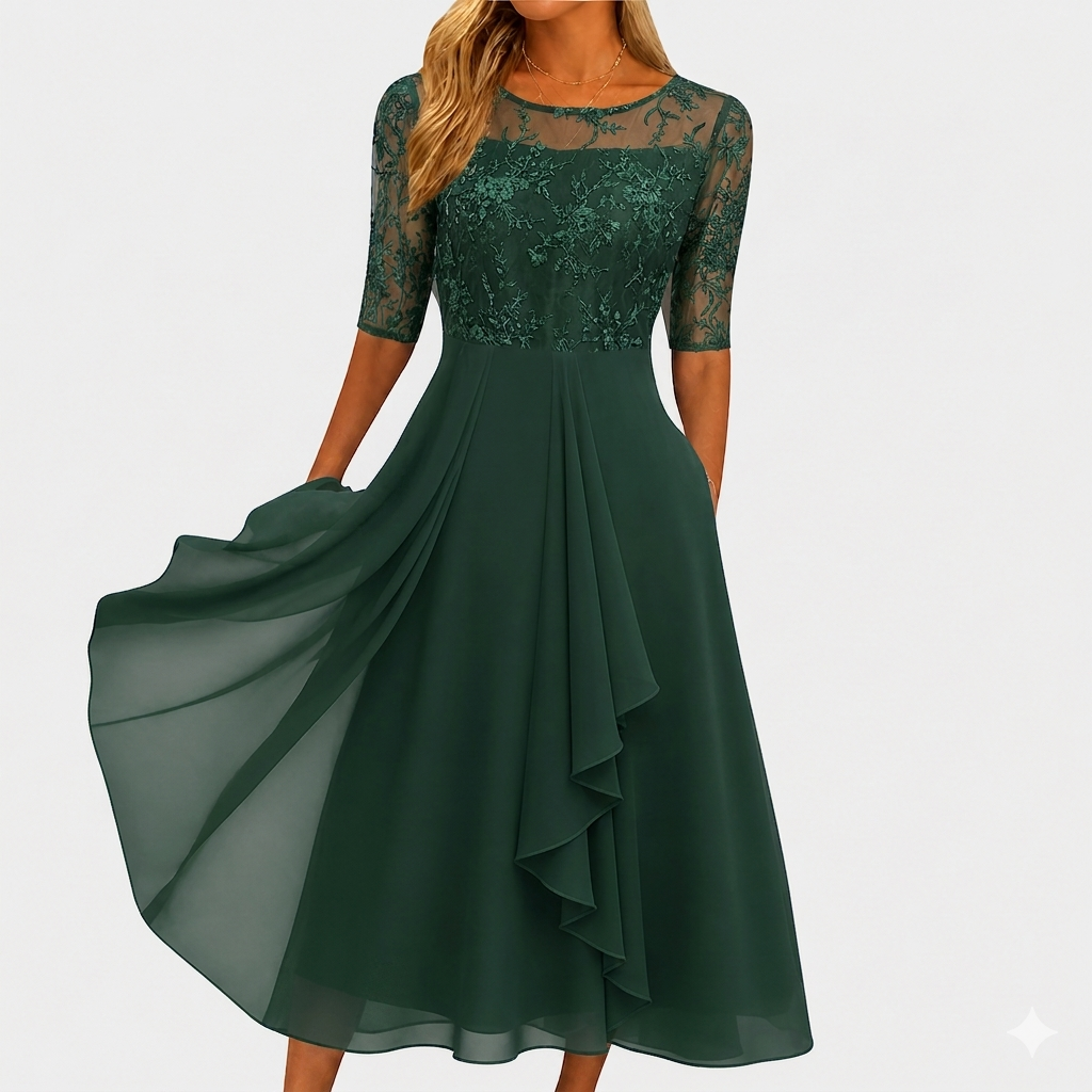 Blanca | Vestido elegante de renda