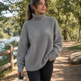 Genevieve | Sweater Relaxado de Gola Alta