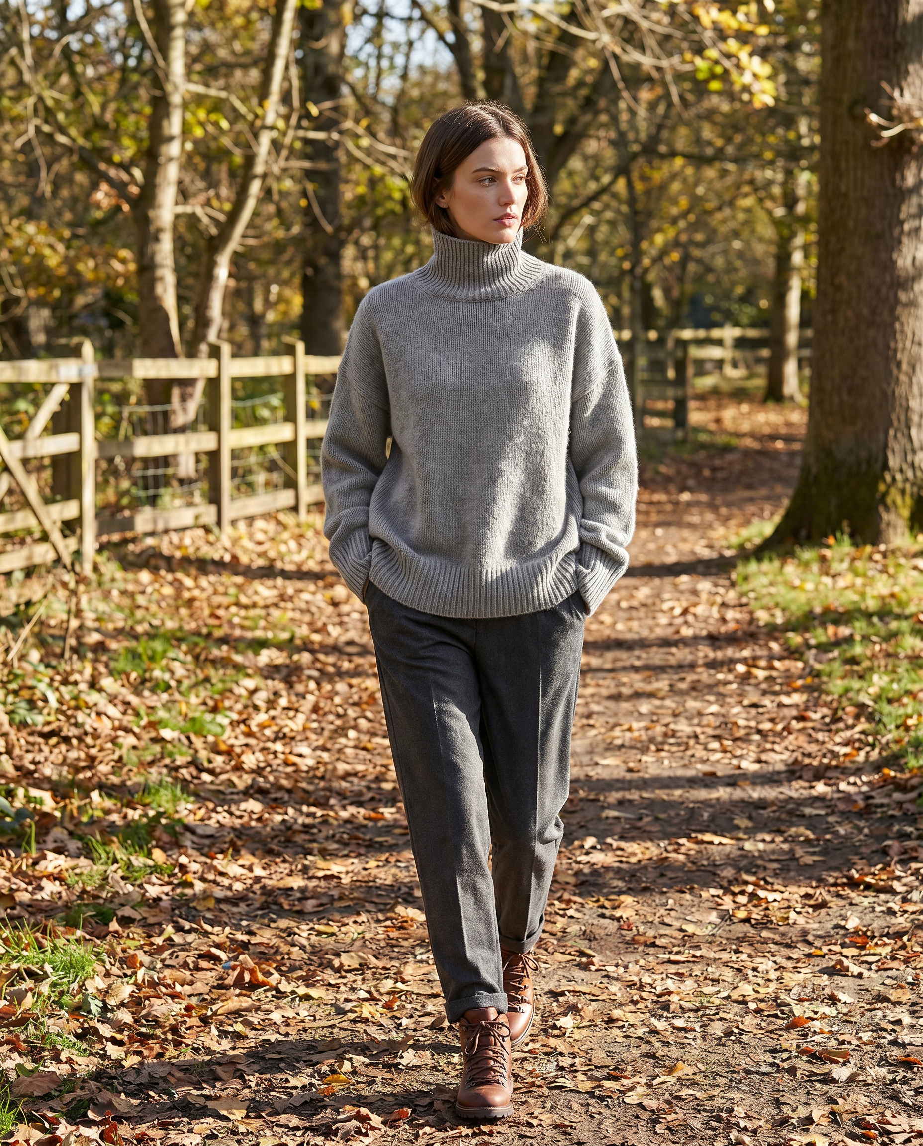 Genevieve | Sweater Relaxado de Gola Alta