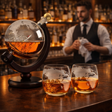 Whisky da Casa + 2 Copos  - Edição Mapa do Mundo